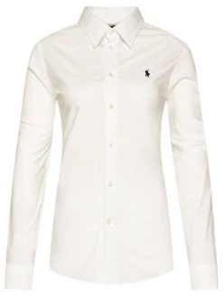 Polo Ralph Lauren Γυναίκες Casual Πουκάμισα Πουκάμισο Lsl 211806180 Λευκό Classic Fit -Polo Ralph Lauren Κατάστημα unnamed file 2537