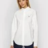 Polo Ralph Lauren Γυναίκες Casual Πουκάμισα Πουκάμισο Polo Bsr 211806181003 Λευκό Classic Fit -Polo Ralph Lauren Κατάστημα unnamed file 2548