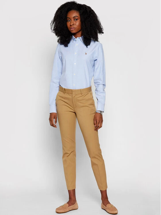 Polo Ralph Lauren Γυναίκες Casual Πουκάμισα Πουκάμισο Lsl 211806181 Μπλε Classic Fit 4 Polo Ralph Lauren Γυναίκες Casual Πουκάμισα Πουκάμισο Lsl 211806181 Μπλε Classic Fit - Image 2