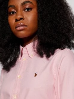 Polo Ralph Lauren Γυναίκες Casual Πουκάμισα Πουκάμισο Washed Oxford 211743355 Ροζ Slim Fit -Polo Ralph Lauren Κατάστημα unnamed file 2580