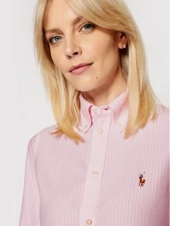 Polo Ralph Lauren Γυναίκες Casual Πουκάμισα Πουκάμισο Oxford 211664416 Ροζ Slim Fit -Polo Ralph Lauren Κατάστημα unnamed file 2595
