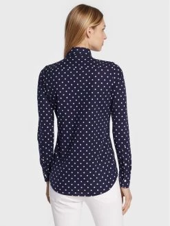 Polo Ralph Lauren Γυναίκες Casual Πουκάμισα Πουκάμισο 211881656001 Σκούρο μπλε Slim Fit -Polo Ralph Lauren Κατάστημα unnamed file 271