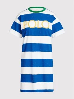 Polo Ralph Lauren Γυναίκες Καθημερινά Φορέματα Φόρεμα καθημερινό 211863456001 Μπλε Regular Fit