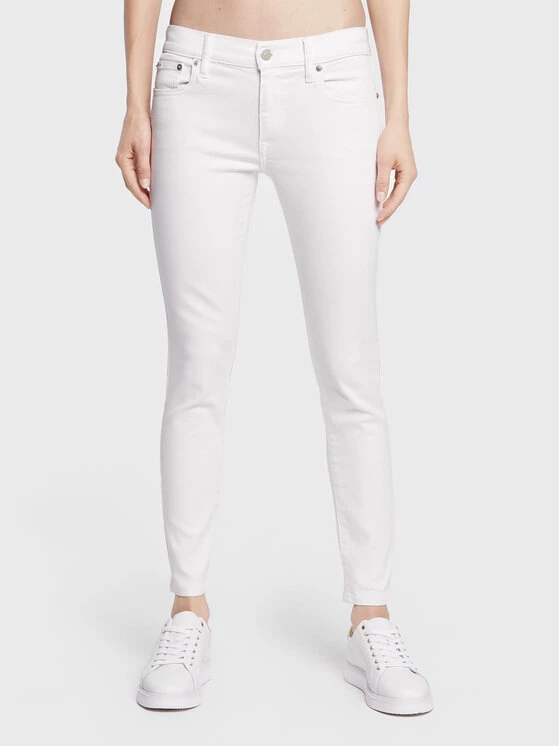Polo Ralph Lauren Γυναίκες Τζιν 211683971001 Λευκό Skinny Fit 3 Polo Ralph Lauren Γυναίκες Τζιν 211683971001 Λευκό Skinny Fit