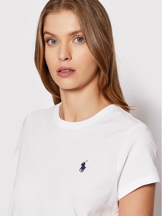 Polo Ralph Lauren Γυναίκες T-shirts T-Shirt 211847073009 Λευκό Regular Fit 6 Polo Ralph Lauren Γυναίκες T-shirts T-Shirt 211847073009 Λευκό Regular Fit - Image 4