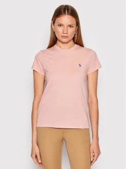 Polo Ralph Lauren Γυναίκες T-shirts T-Shirt 211847073024 Ροζ Regular Fit
