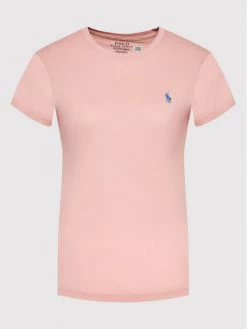 Polo Ralph Lauren Γυναίκες T-shirts T-Shirt 211847073024 Ροζ Regular Fit -Polo Ralph Lauren Κατάστημα unnamed file 304
