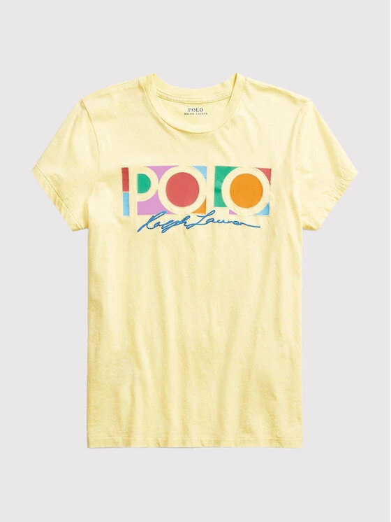 Polo Ralph Lauren Γυναίκες T-shirts T-Shirt 211856637006 Κίτρινο Regular Fit 7 Polo Ralph Lauren Γυναίκες T-shirts T-Shirt 211856637006 Κίτρινο Regular Fit - Image 5