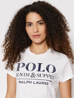 Polo Ralph Lauren Γυναίκες T-shirts T-Shirt 211858438001 Λευκό Regular Fit -Polo Ralph Lauren Κατάστημα unnamed file 357