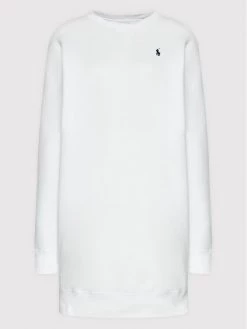 Polo Ralph Lauren Γυναίκες Πλεκτά Φορέματα Φόρεμα υφασμάτινο 211856683001 Λευκό Oversize -Polo Ralph Lauren Κατάστημα unnamed file 378