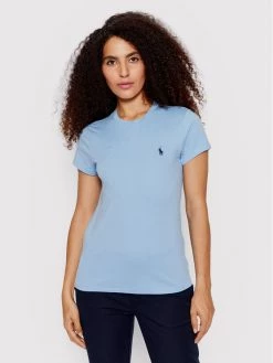 Polo Ralph Lauren Γυναίκες T-shirts T-Shirt 211847073019 Μπλε Regular Fit
