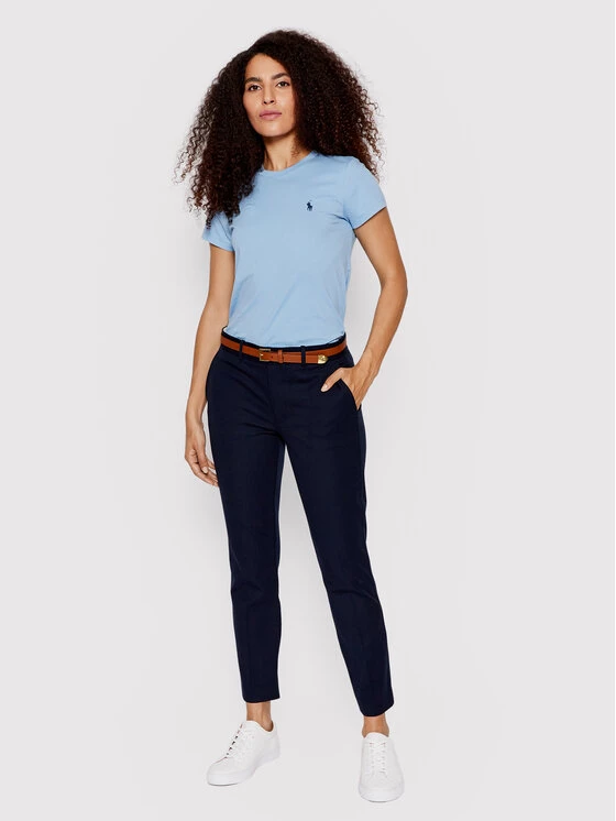 Polo Ralph Lauren Γυναίκες T-shirts T-Shirt 211847073019 Μπλε Regular Fit 4 Polo Ralph Lauren Γυναίκες T-shirts T-Shirt 211847073019 Μπλε Regular Fit - Image 2