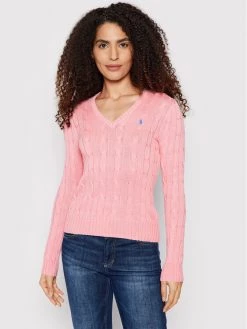 Polo Ralph Lauren Γυναίκες Πουλόβερ 211580008080 Ροζ Regular Fit