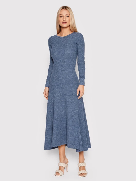 Polo Ralph Lauren Γυναίκες Πλεκτά Φορέματα Φόρεμα υφασμάτινο 211838522001 Μπλε Regular Fit 3 Polo Ralph Lauren Γυναίκες Πλεκτά Φορέματα Φόρεμα υφασμάτινο 211838522001 Μπλε Regular Fit