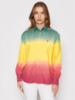 Polo Ralph Lauren Γυναίκες Casual Πουκάμισα Πουκάμισο 211859355001 Έγχρωμο Relaxed Fit