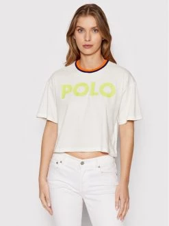 Polo Ralph Lauren Γυναίκες T-shirts T-Shirt 211856674002 Λευκό Relaxed Fit