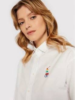 Polo Ralph Lauren Γυναίκες Casual Πουκάμισα Πουκάμισο 211858465001 Λευκό Regular Fit -Polo Ralph Lauren Κατάστημα unnamed file 534
