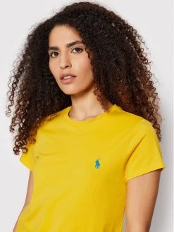 Polo Ralph Lauren Γυναίκες T-shirts T-Shirt 211847073016 Κίτρινο Regular Fit -Polo Ralph Lauren Κατάστημα unnamed file 574