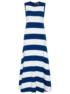 Polo Ralph Lauren Γυναίκες Καθημερινά Φορέματα Φόρεμα καθημερινό 211827941001 Μπλε Regular Fit -Polo Ralph Lauren Κατάστημα unnamed file 610