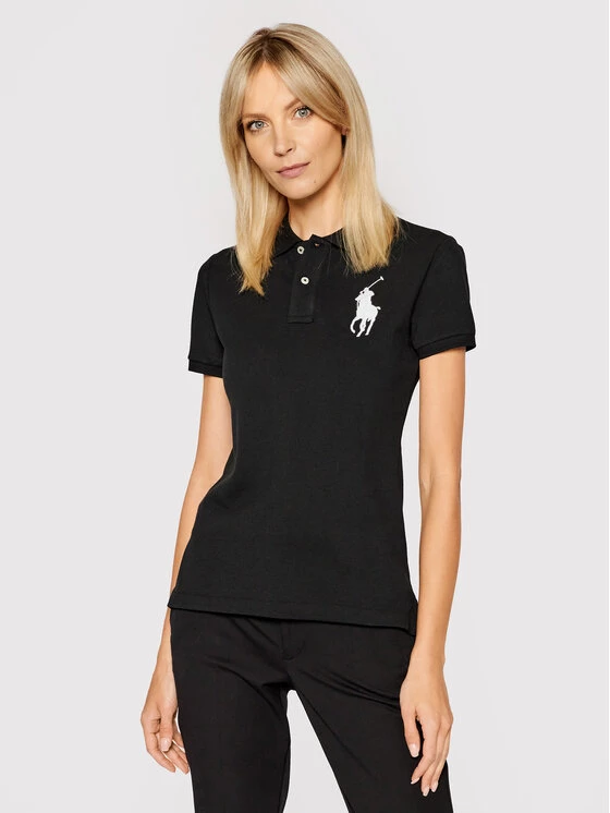 Polo Ralph Lauren Γυναίκες Μπλούζες Polo Polo 211505656 Μαύρο Skinny Fit 3 Polo Ralph Lauren Γυναίκες Μπλούζες Polo Polo 211505656 Μαύρο Skinny Fit