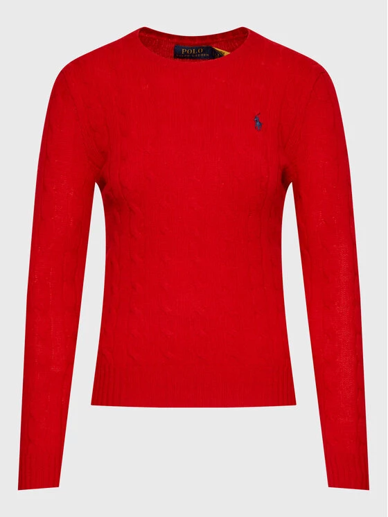 Polo Ralph Lauren Γυναίκες Πουλόβερ 211875831012 Κόκκινο Regular Fit 7 Polo Ralph Lauren Γυναίκες Πουλόβερ 211875831012 Κόκκινο Regular Fit - Image 5