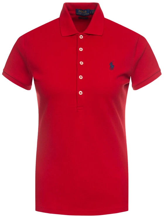 Polo Ralph Lauren Γυναίκες Μπλούζες Polo Polo Julie 211505654113 Κόκκινο Slim Fit 7 Polo Ralph Lauren Γυναίκες Μπλούζες Polo Polo Julie 211505654113 Κόκκινο Slim Fit - Image 5