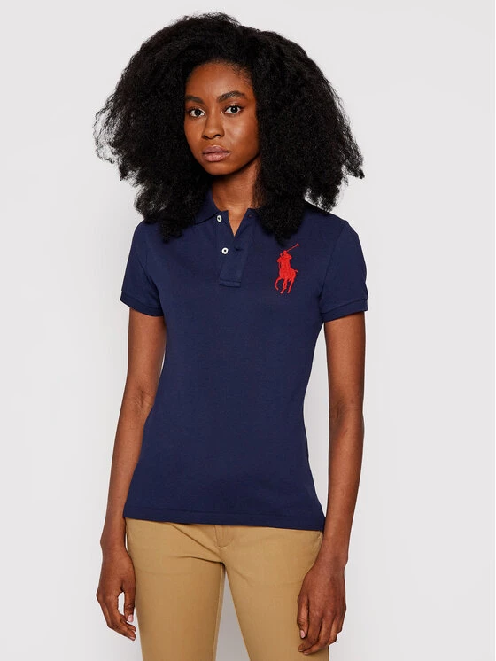 Polo Ralph Lauren Γυναίκες Μπλούζες Polo Polo 211505656 Σκούρο μπλε Skinny Fit 3 Polo Ralph Lauren Γυναίκες Μπλούζες Polo Polo 211505656 Σκούρο μπλε Skinny Fit
