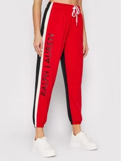 Polo Ralph Lauren Γυναίκες Παντελόνια Φόρμας Παντελόνι φόρμας Akl 211846854001 Μαύρο Relaxed Fit