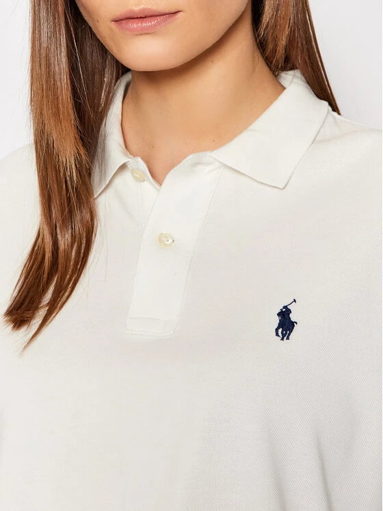 Polo Ralph Lauren Γυναίκες Μπλουζάκια Polo 211844785002 Λευκό Regular Fit 6 Polo Ralph Lauren Γυναίκες Μπλουζάκια Polo 211844785002 Λευκό Regular Fit - Image 4