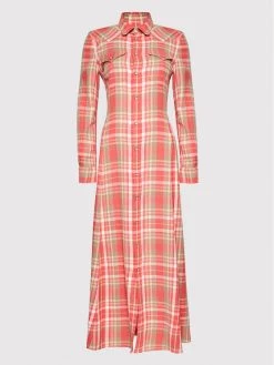 Polo Ralph Lauren Γυναίκες Φορέματα σε Στυλ Πουκάμισο & Σεμιζιέ Φόρεμα πουκάμισο 211843096001 Ροζ Regular Fit -Polo Ralph Lauren Κατάστημα unnamed file 705