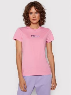 Polo Ralph Lauren Γυναίκες T-shirts T-Shirt 211847078003 Ροζ Regular Fit