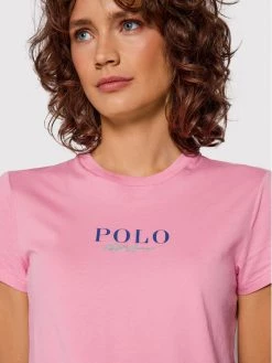 Polo Ralph Lauren Γυναίκες T-shirts T-Shirt 211847078003 Ροζ Regular Fit -Polo Ralph Lauren Κατάστημα unnamed file 729