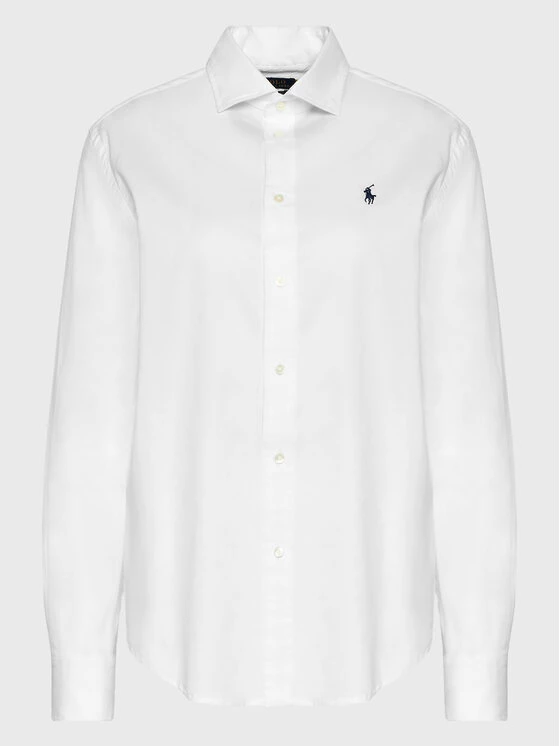 Polo Ralph Lauren Γυναίκες Casual Πουκάμισα Πουκάμισο 211841951001 Λευκό Relaxed Fit 7 Polo Ralph Lauren Γυναίκες Casual Πουκάμισα Πουκάμισο 211841951001 Λευκό Relaxed Fit - Image 5