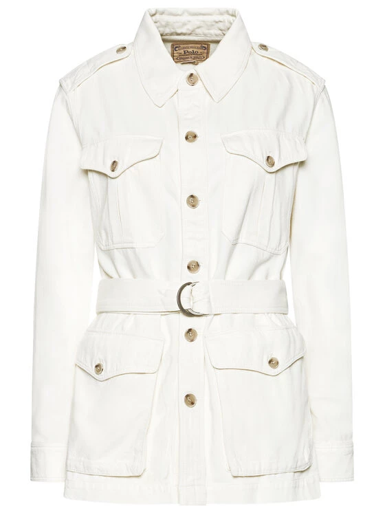 Polo Ralph Lauren Γυναίκες Τζιν Μπουφάν Τζιν μπουφάν 211834032001 Λευκό Regular Fit 7 Polo Ralph Lauren Γυναίκες Τζιν Μπουφάν Τζιν μπουφάν 211834032001 Λευκό Regular Fit - Image 5