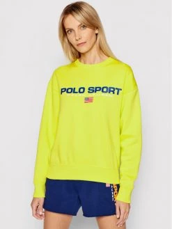 Polo Ralph Lauren Γυναίκες Μπλούζες Χωρίς Φερμουάρ Μπλούζα Lsl 211838080006 Πράσινο Regular Fit