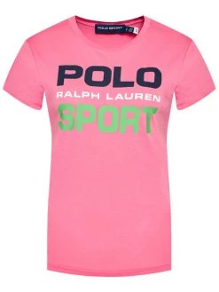 Polo Ralph Lauren Γυναίκες T-shirts T-Shirt Ssl 211838079005 Ροζ Regular Fit -Polo Ralph Lauren Κατάστημα unnamed file 888