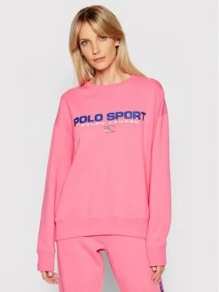 Polo Ralph Lauren Γυναίκες Μπλούζες Χωρίς Φερμουάρ Μπλούζα Lsl 211838080004 Ροζ Regular Fit